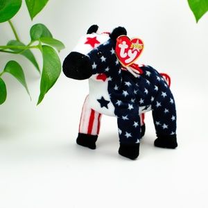 Ty Beanie Baby Lefty 2000 the Donkey